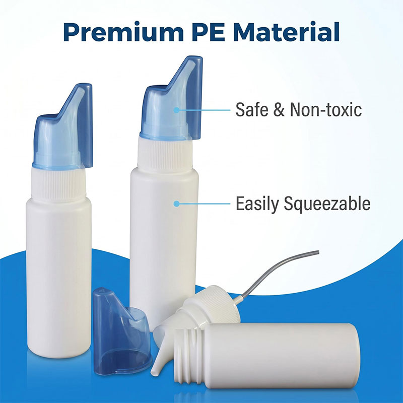 Water Bottle Blank - 30ml 60ml 100ml携帯用鼻洗浄器 鼻洗浄クリーナー 空のスプレーボトル 微細ミスト噴霧器