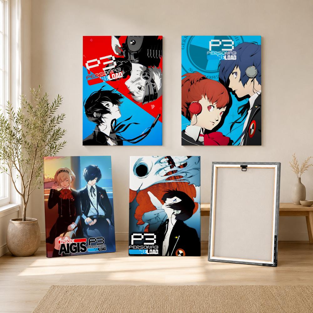 ビデオゲーム『ペルソナ3』絵画・書道HDキャンバスウォールア - Canvas Wrap Ready のレビューと価格