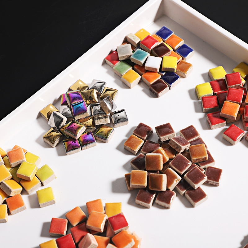 200 グラム 1 センチメートルミニモザイクタイル素材 D - Ceramic Tile Blank のレビューと価格