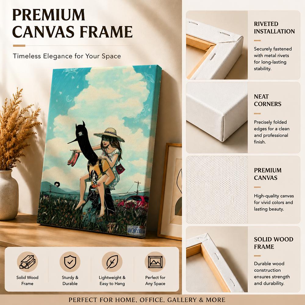グッドナイト・プンプン アニメ絵画書道 HDキャンバスウォー - Canvas Wrap Ready のレビューと価格