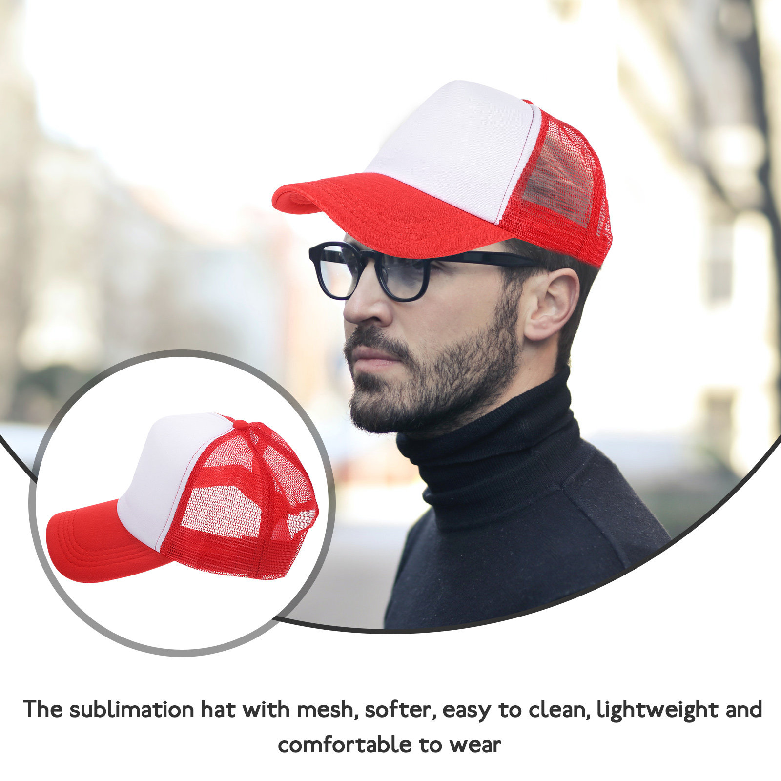 10個入り 無地野球帽 メッシュ昇華プリント帽子 DIY熱転 - Hat Sublimation Blank のレビューと価格