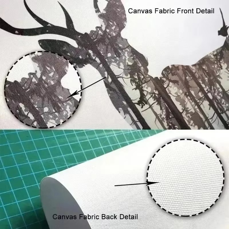 ネイビーブルー、ゴールデン、ベージュ、ホワイト、ブラウンの花 - Canvas Wrap Ready のレビューと価格