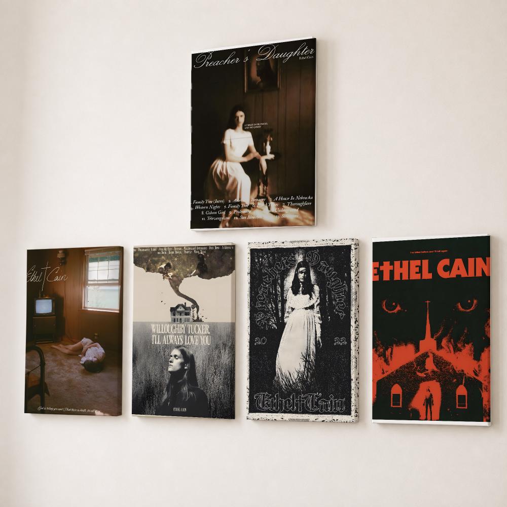 シンガー・E・エセル・ケインの絵画・書道HDキャンバスウォー - Canvas Wrap Ready のレビューと価格