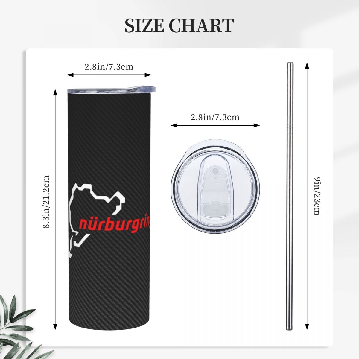 ニュルブルクリンク カーボンファイバー ホワイト レッド ス - Tumbler 20Oz White のレビューと価格