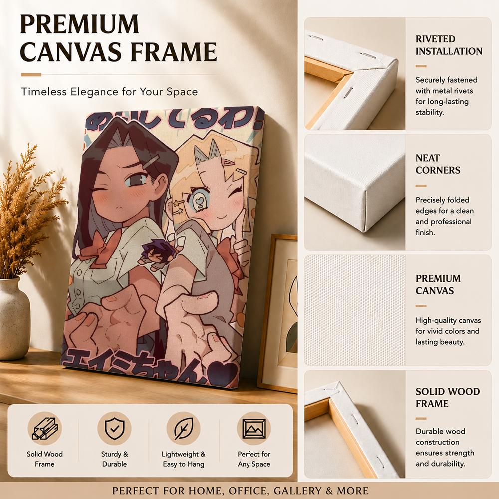 アニメ「アイ・ラブ・エイミー」絵画・書道HDキャンバスウォー - Canvas Wrap Ready のレビューと価格